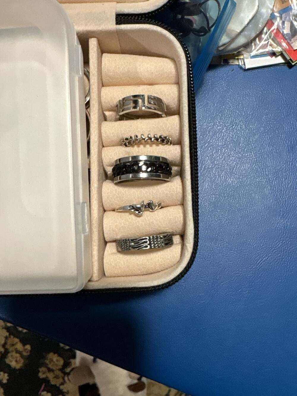 Unbranded Stainless Steel Ring Set Size 8